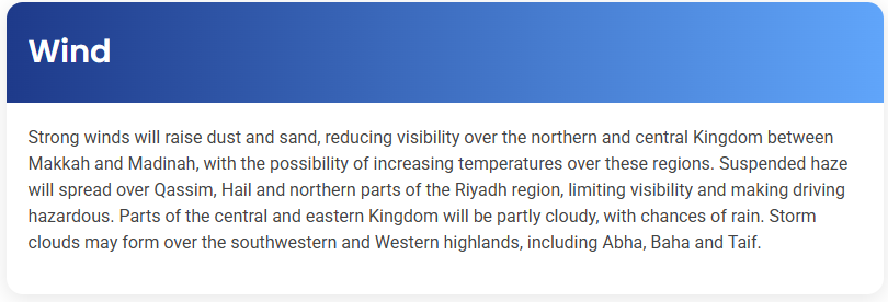 STEP – Reading Section –  Wind