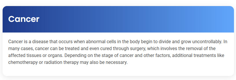 STEP – Reading Section –  Cancer